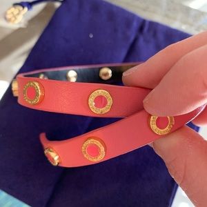 Tory Burch leather wrap bracelet